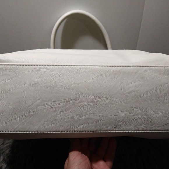 Steve Madden Medium Tri-Color Zip Top Tote - Picture 6 of 11